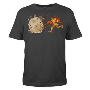 Overwhelming Odds Charcoal Grey Crew Neck T-Shirt Men's Size Small